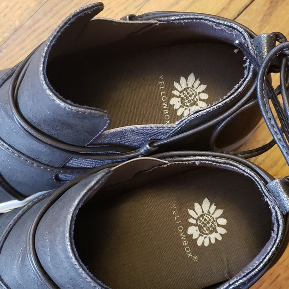 Yellowbox Maureen 8.5 Casual high top sneakers Sparkly Pewter grey color - Picture 6 of 10